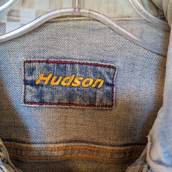 Hudson distressed jean jacket - Picture 2 of 8